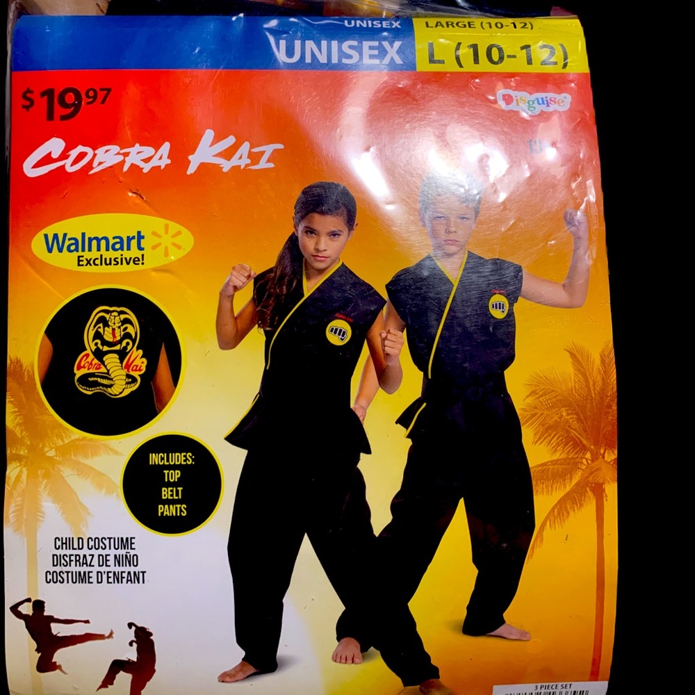 Unisex Cobra Kai Halloween costume size L 10/12